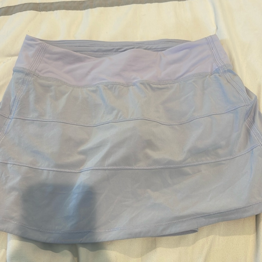 Lululemon Pace Rival 12” skirt in periwinkle size 6